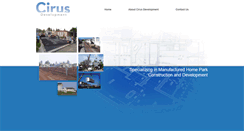 Desktop Screenshot of cirusdevelopment.com